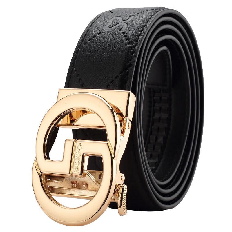 圣大保罗(santa barbara polo & racquet club)2022新款皮带男真皮