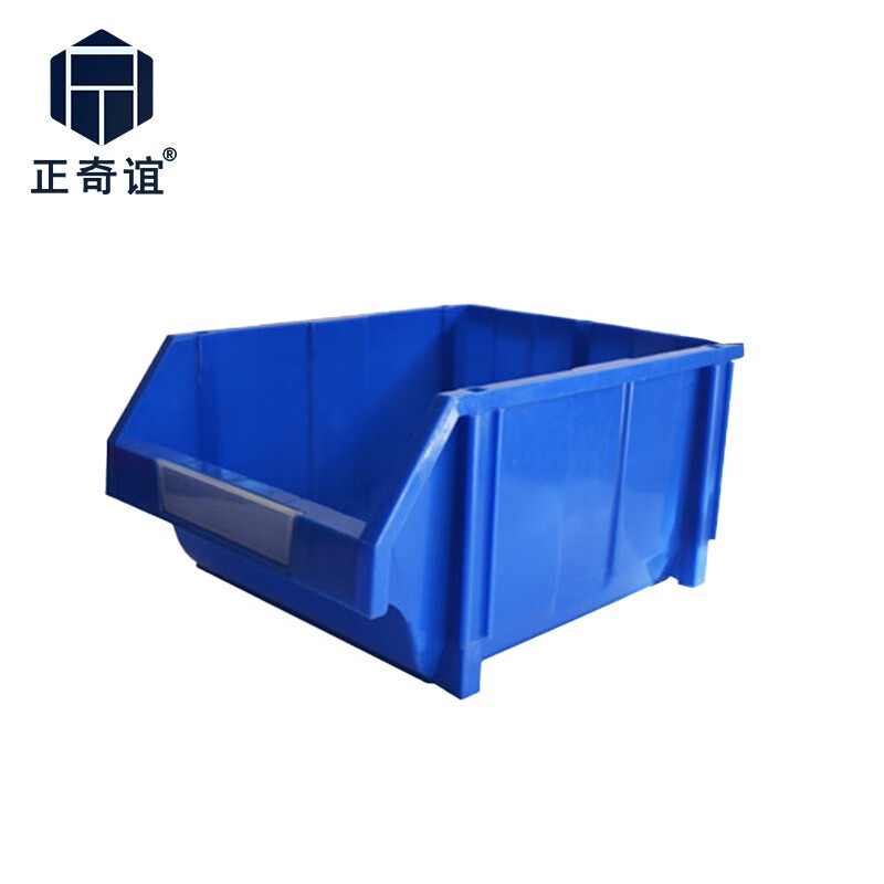 正奇谊 塑料零件盒 加厚组合式货架物料盒 螺丝盒 仓库收纳盒 C6蓝250*160*115（超厚）