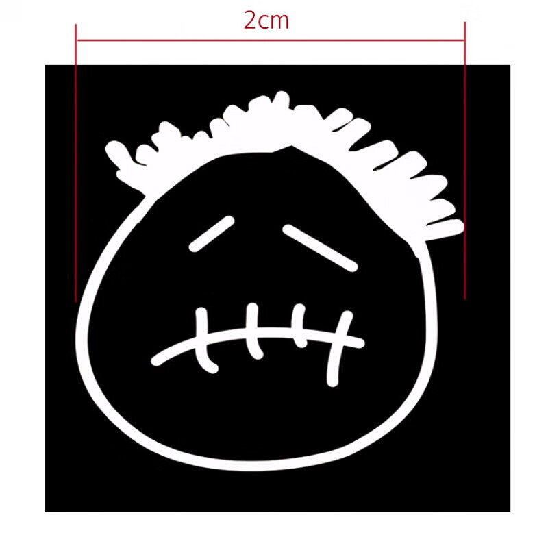 球鞋定制 diy球鞋定制模板aj1刮刮乐ow喷绘喷涂手绘模板04贴纸 ts鬼脸