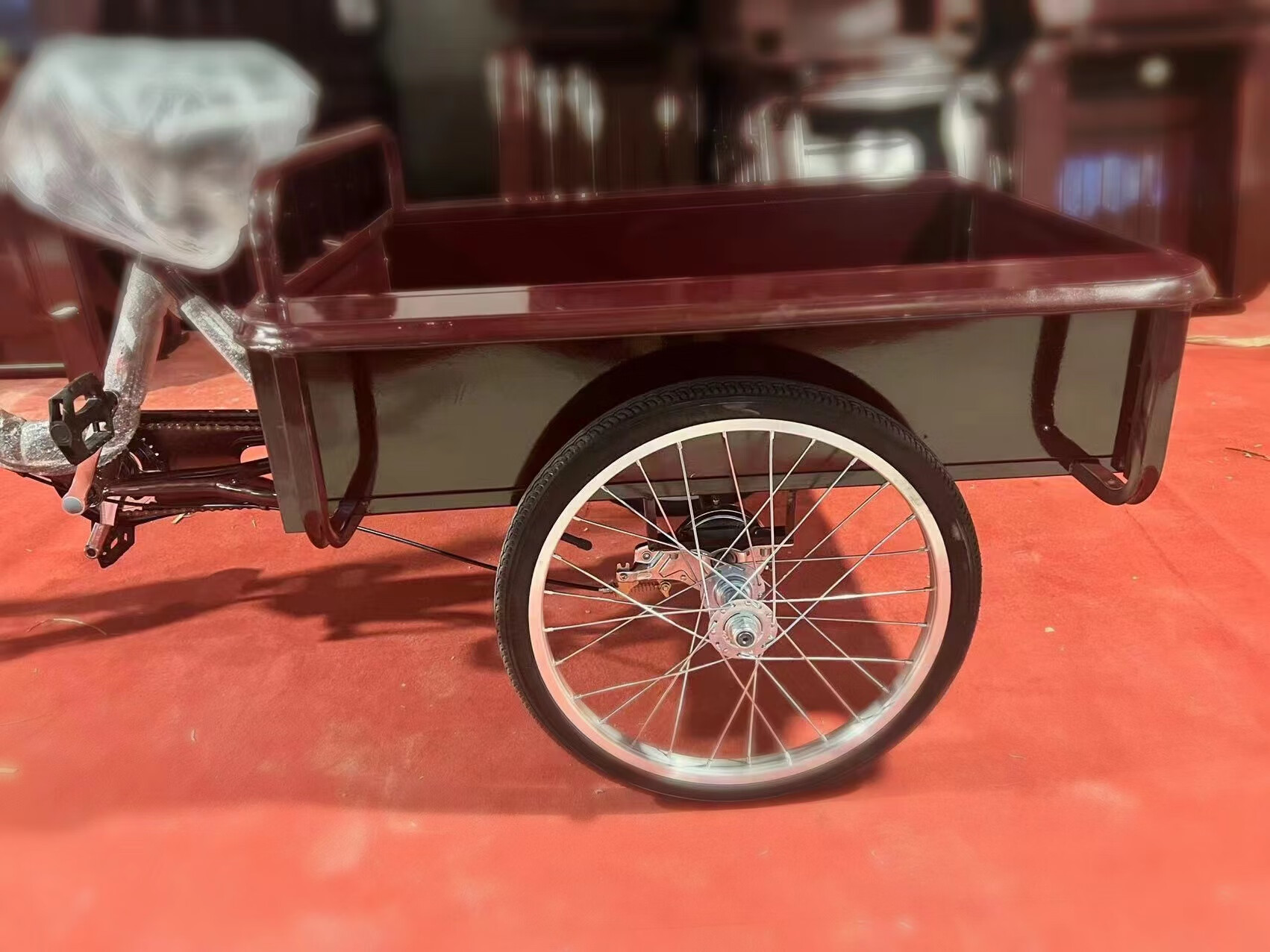 三轮车脚踏车三轮瑞福康老年三轮车老人脚蹬小型可带人成人脚踏车人力