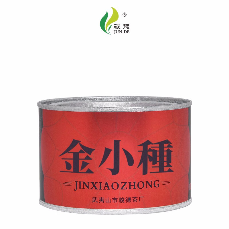 骏德茶业 武夷山红茶茶叶桐木关正山小种 金小种50g罐装