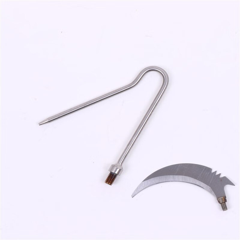 图力摘香椿槐花钩子不锈钢伸缩采摘杆多功能采摘香椿槐花工具 香椿钩