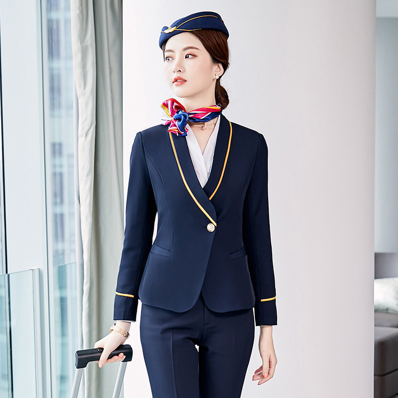 南航空姐制服南方航空学校空姐制服套装套裙职业装工装面试装酒店前台