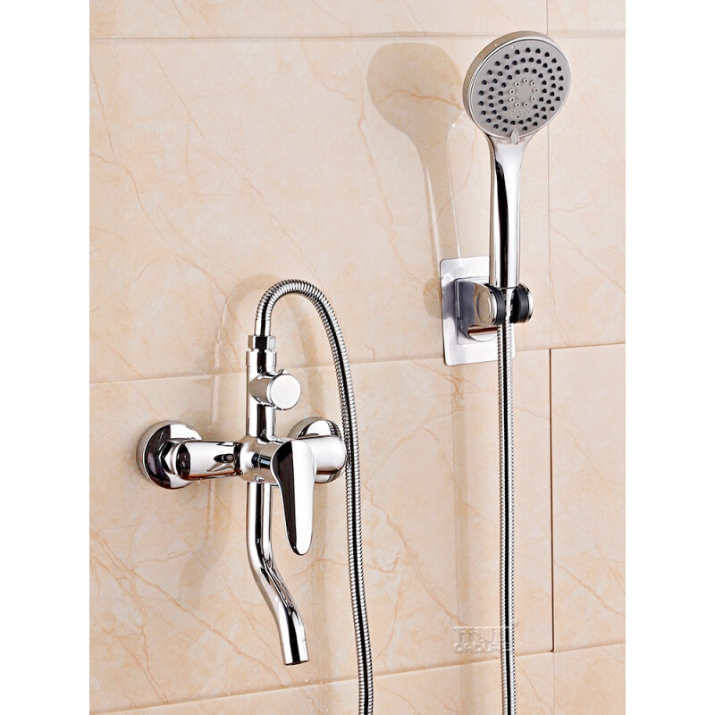 kedoety全铜淋浴龙头配件花洒开关暗装浴室洗澡淋浴器三联冷热混合