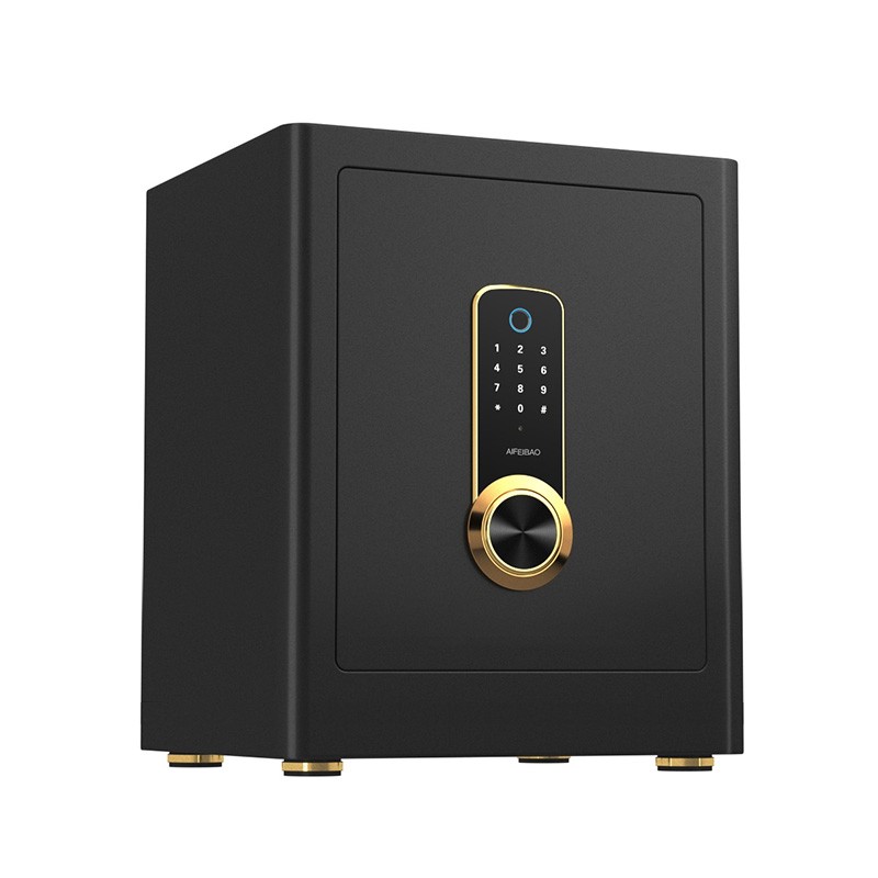 密码高端防盗全钢wifi智能保险箱办公家庭床头隐形保险柜箱入墙保管箱