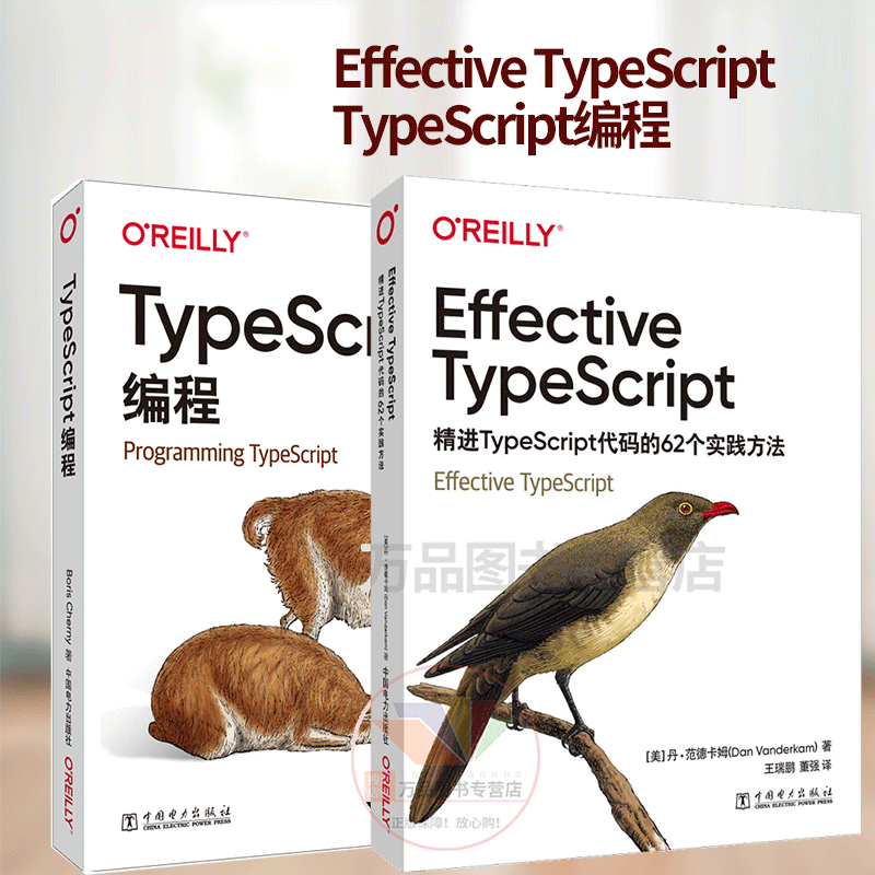 TypeScript编程+Effective TypeScript 精进TypeScript代码的62个实践方法TypeScript语言编程教程书籍 TypeScript编程入门