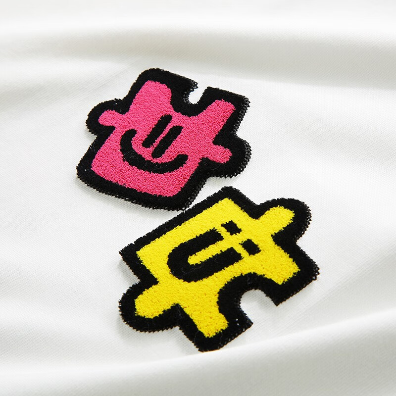 古由卡(GUUKA)xAGAHO联名t恤男士短袖宽松潮流夏季26新款情侣装休闲外穿打底衫 白色 F7536 M