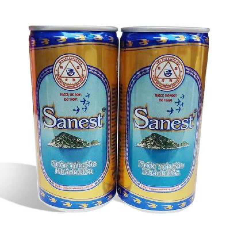 食怀越南nuoc yen sao大农庄银耳燕窝饮料 清淡型 6瓶 x240ml 越南