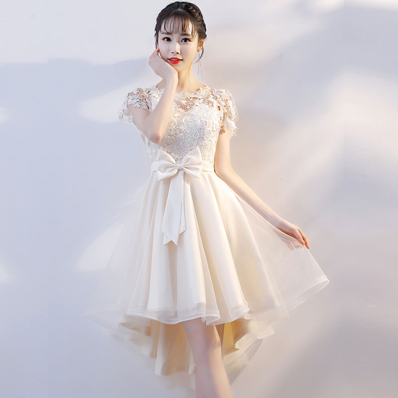 夏天少女演讲连衣裙大童初中学生公主裙成年岁成人礼晚礼服演出主持