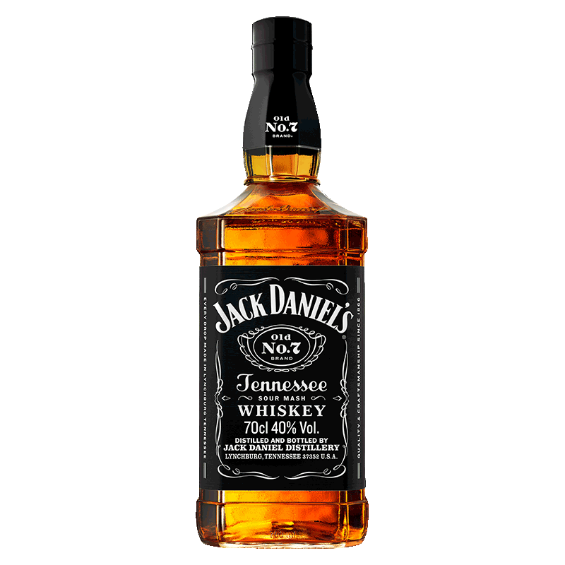 杰克丹尼 Jack Daniels） 美国 田纳西州 调和型 威士忌 进口洋酒 700ml 无盒