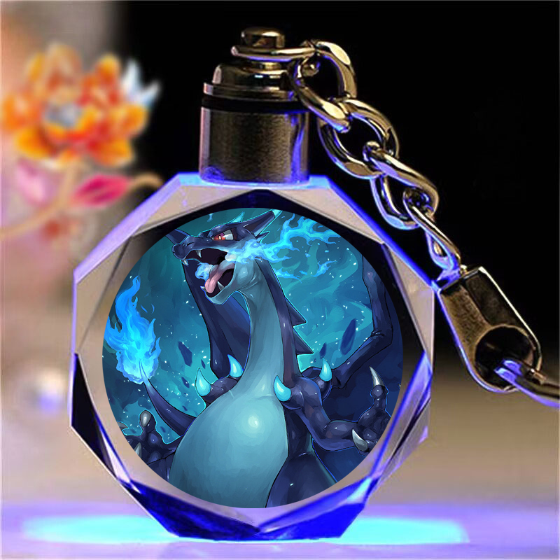 霸气侧漏喷火龙 图片钥匙扣款