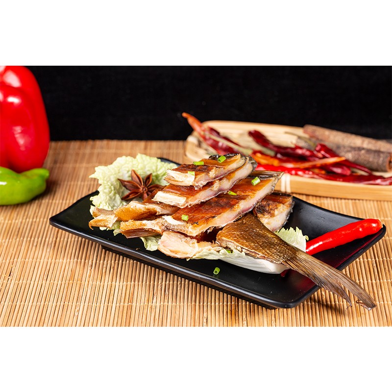 顾家婆柴火腊鲢鱼湖南四川特产农家自制烟熏鱼咸鱼腊鱼新年礼物 腊