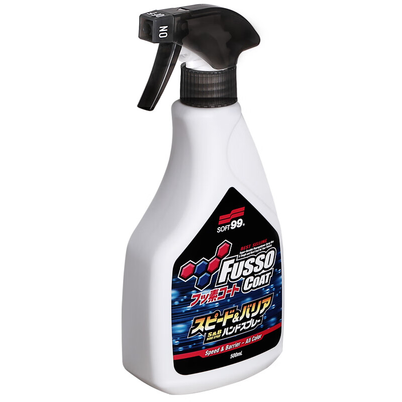 SOFT99氟素耐久汽车镀膜剂 日本进口 车漆上光驱水剂镀膜液体水晶喷雾 颜色通用 500ml