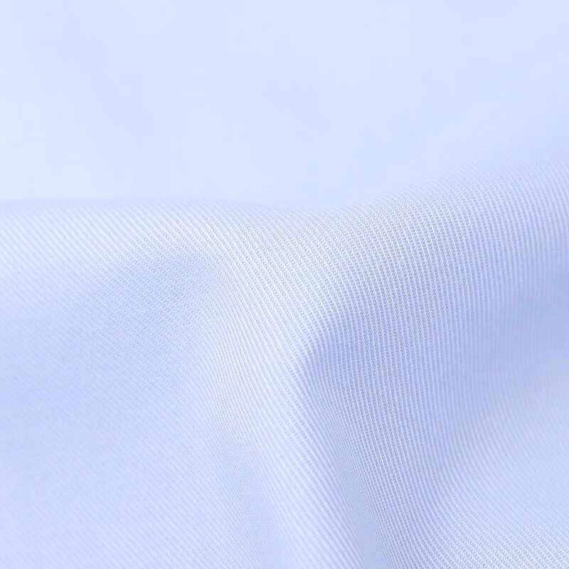 雅戈尔衬衫男春夏【纯棉DP免烫】胸口口袋易打理短袖衣服半袖工作服正装 浅蓝色 40