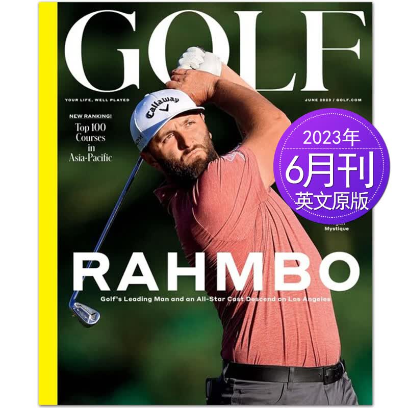【单期可选】Golf 高尔夫杂志 2023/22年月刊 高尔夫技术 美国休闲体育运动杂 2023年6月刊