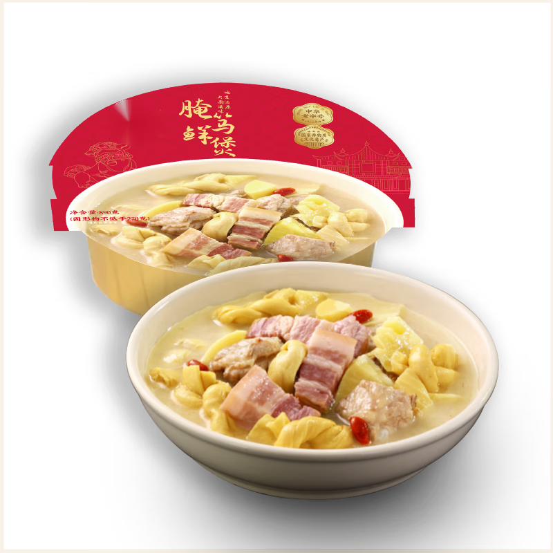 i绿波廊腌笃鲜煲方便速食预制菜上海风味半成品菜 腌笃鲜煲890g