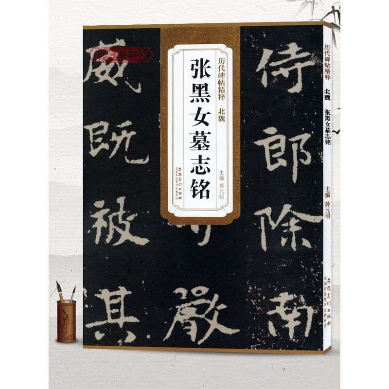 北魏张黑女墓志铭简体旁注历代碑帖楷书毛笔