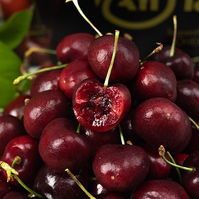 帝醇果现货空运智利车厘子5j桑提娜黑珍珠特大果时令水果 5斤 5j 34mm