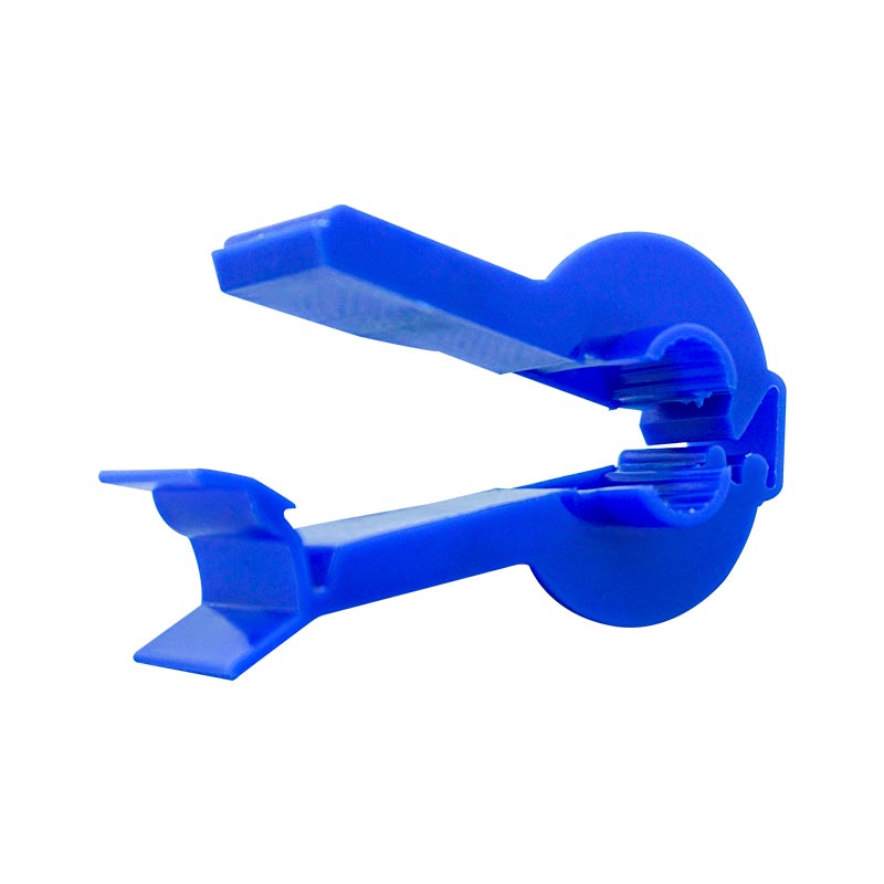 医用导管夹2个腹膜透析用品 蓝夹子百特百洛普腹透管路夹 1袋2个