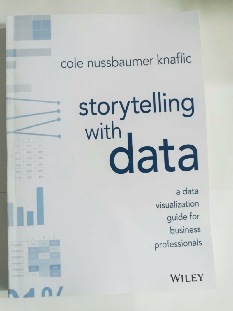 全彩storytelling with data a data visualization guid 黑白版 纸质