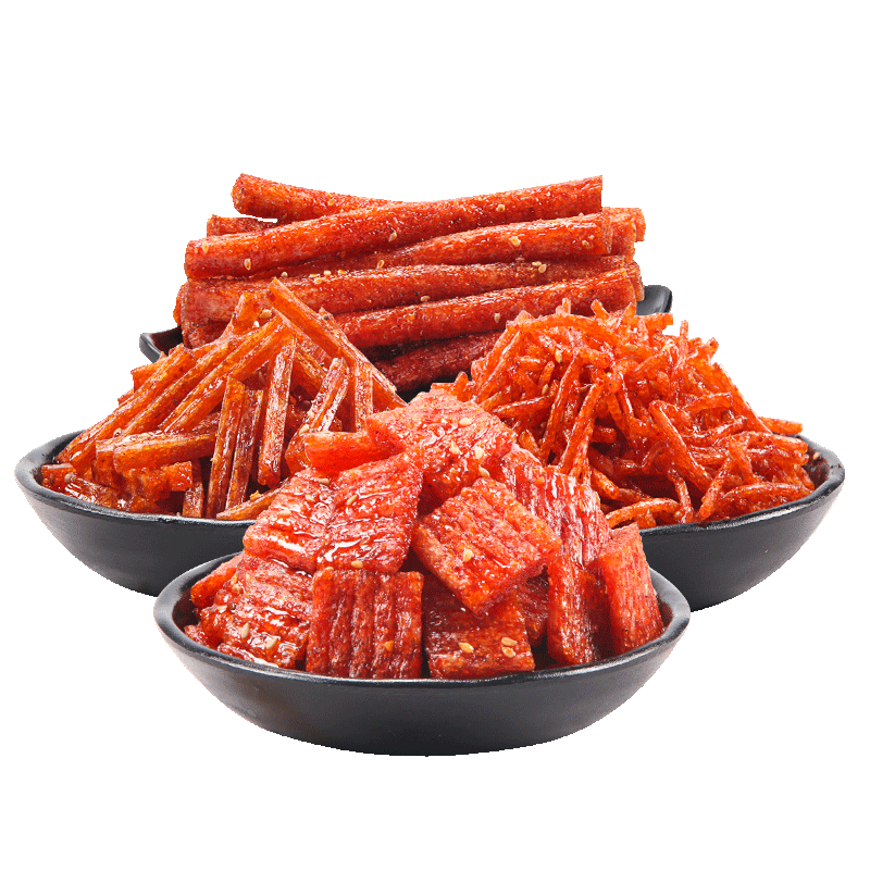 雪偉小馬哥 網(wǎng)紅辣條大禮包童年辣塊小面筋零食送女友懷舊宿舍解燦小零食小 香辣|網(wǎng)紅4款式 125g*1袋 4+4共8包