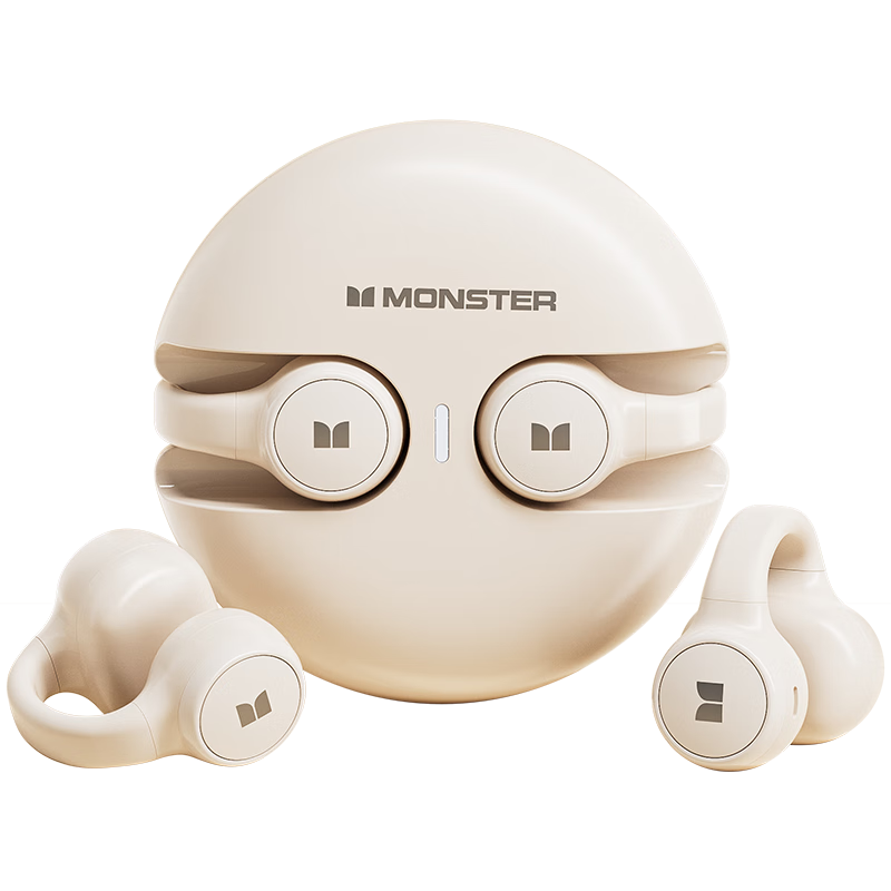 MONSTER 魔声 开放式蓝牙耳机 骨传导概念无线夹耳