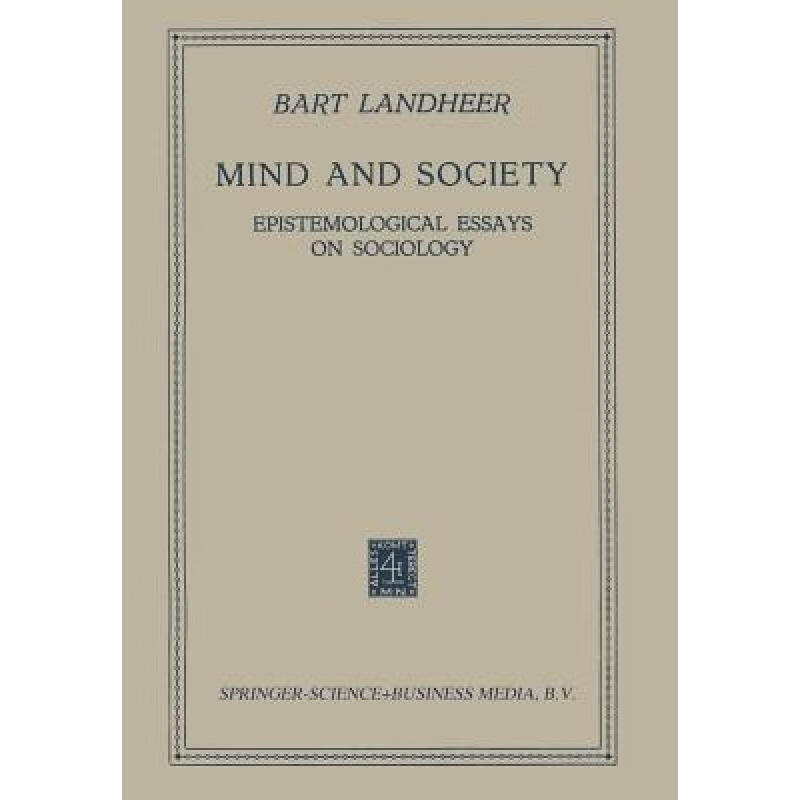 【4周达】mind and society: epistemological essays on sociology
