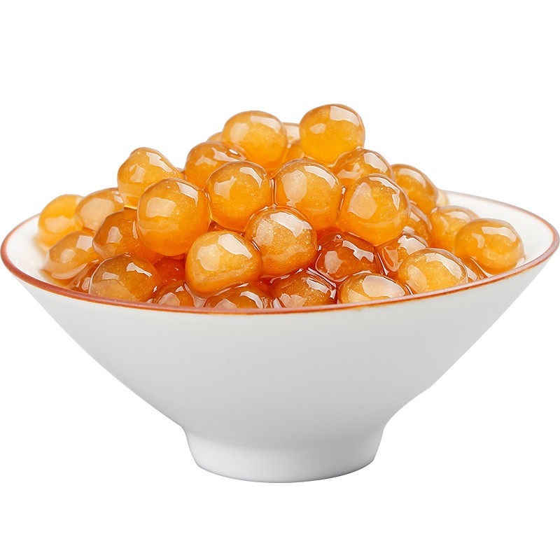 珍珠粉圆1kg 琥珀波霸黑糖免珍珠豆奶茶店专用原配料 快煮琥珀珍珠1kg