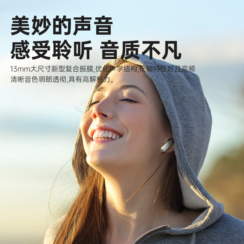 山水 (SANSUI) TW79 蓝牙耳机无线音乐运动跑步听歌手机耳麦降噪半入耳式华为苹果适用