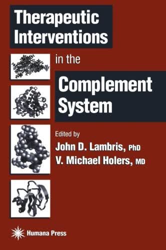 预订 Therapeutic Interventions in the Complement System