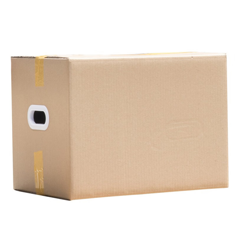 伏达 大号搬家纸箱 加厚特硬瓦楞纸箱打包箱包装箱收纳箱 5层特硬 60*40*50cm(带扣手)5只装