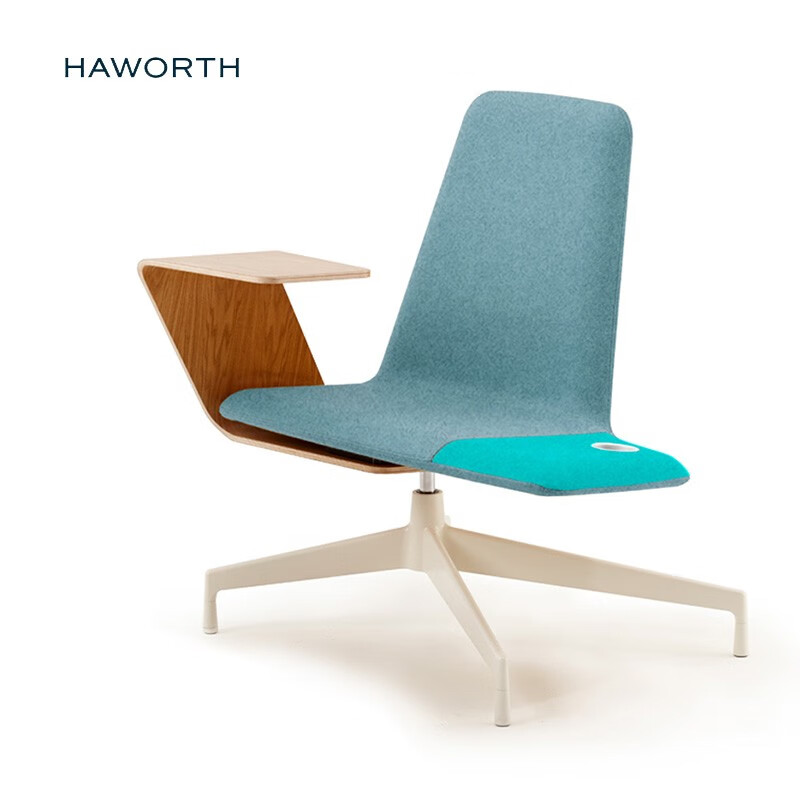 【进口定制】Haworth 海沃氏 Harbor Work Lounge 休闲椅 浅蓝-仅座椅