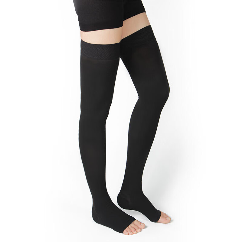 【jd健康】5xl加大码二级医用弹力袜跑步打球运动压力九分袜静脉弹力