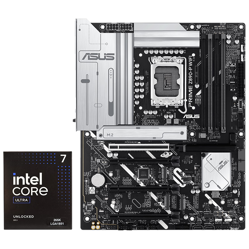 ��˶PRIME Z890-P WIFI����+intel-U7 265K CPU  ����+CPU��װ