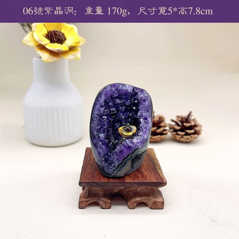 恋聚天然乌拉圭紫水晶洞原石 紫晶块紫晶簇摆件 紫水晶洞聚宝盆消磁石 一图一物6怎么看?