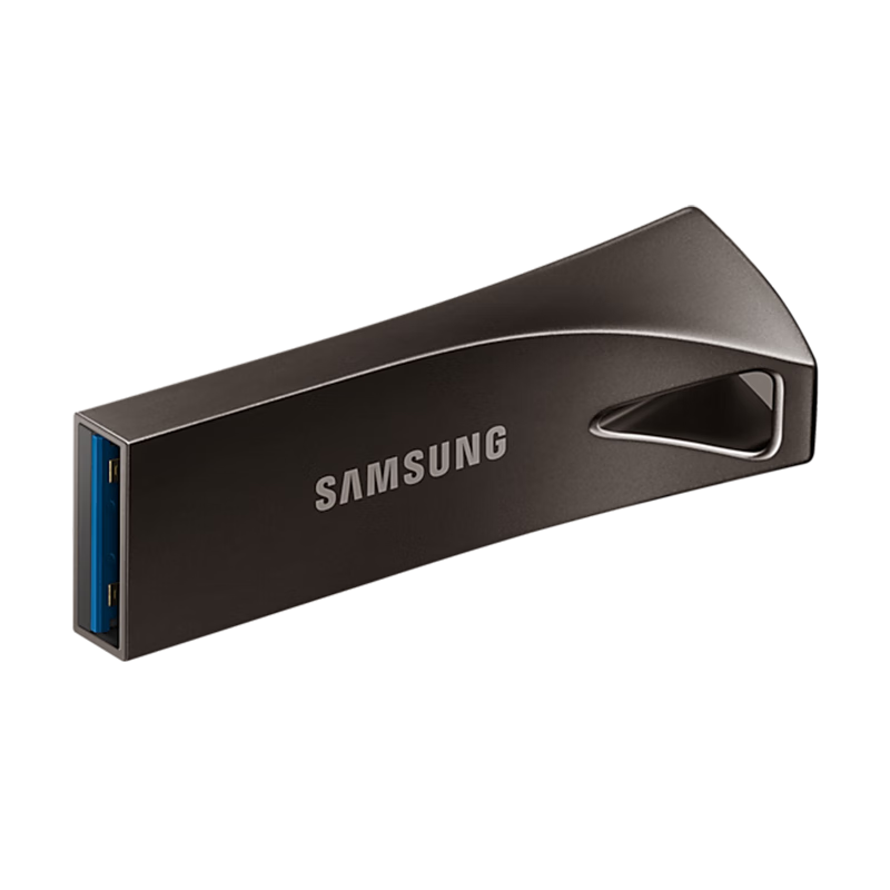 SAMSUNG 三星 BAR Plus系列 BE4 USB3.1 U盘 深空灰 64GB USB-A