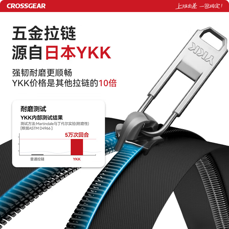 CROSSGEAR瑞士军士刀双肩包男士旅行背包商务出差大容量电脑包高中学生书包 热销NO.1【限量升级顶配】大号