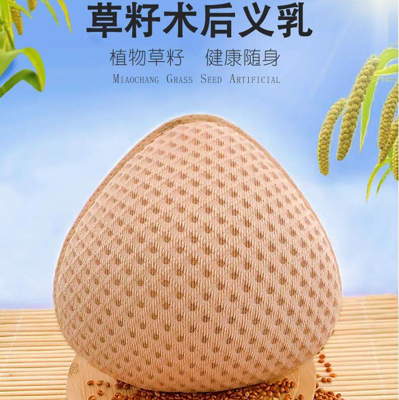 浪莎草籽义乳硅胶切除术后假胸假乳房文胸义乳术后专用假胸 1号/80克