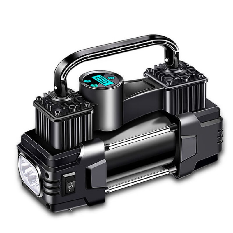 tyui车载充气泵打气泵汽车用小型便携式轿车电动轮胎12v双缸高压气泵