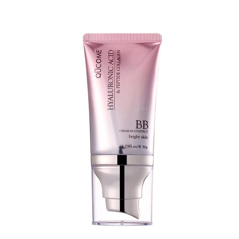 秋蔻玻尿酸多肽胶原多效亮肤BB霜遮瑕提亮保湿不脱妆秋寇东方女神BB霜 象牙白