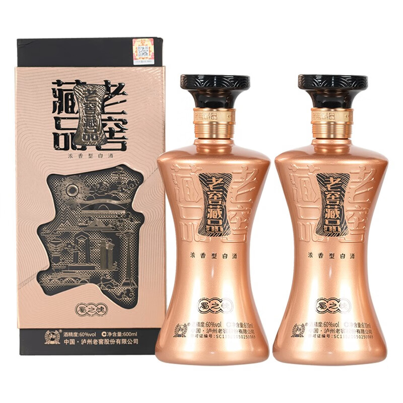 泸州老窖老窖藏品蜀之魄 60度浓香型纯粮白酒 宴请送礼礼品酒 60度