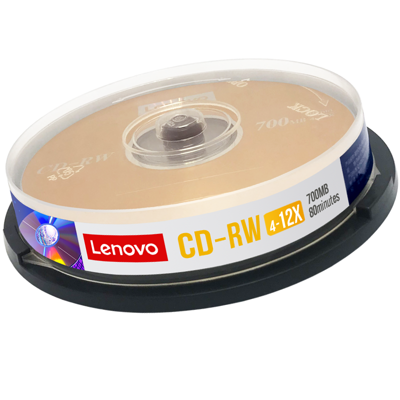 루LenovoCD-RW ¼ ̨700MհCD ɲдCD 4-12X CD-RW 10ƬͰװ ظ¼CD 38Ԫ