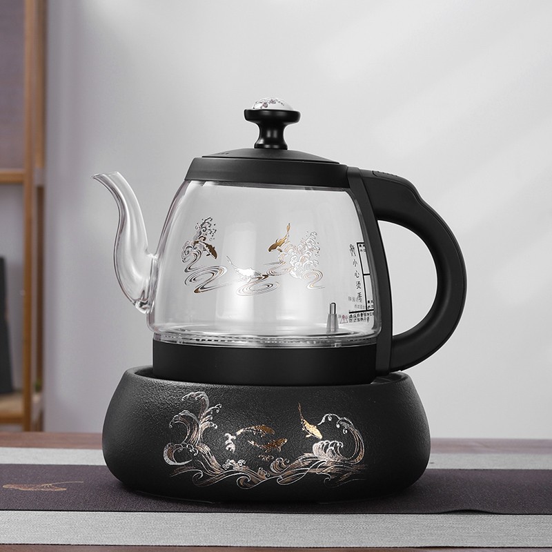耐高温玻璃茶壶全自动上水智能烧水煮茶壶电热水壶煮水快速炉家用茶具