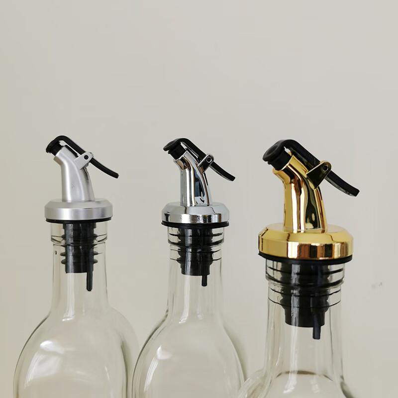 油瓶防漏嘴酱油瓶嘴头醋调料瓶导流嘴不挂油盖子按压式油壶盖嘴倒油嘴