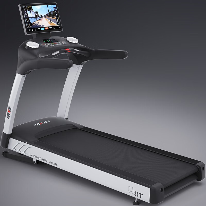康强 V8T大屏智能彩屏电动升降商用跑步机 V8T智能彩屏