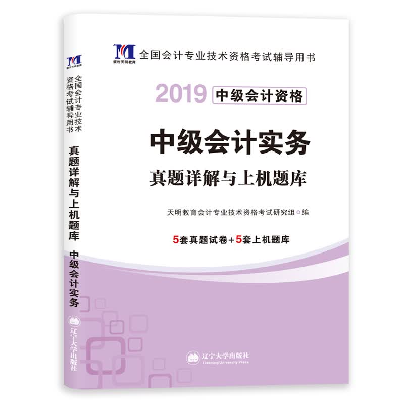 备考2020中级会计职称2019真题详解与上机题库 备考2020中级会计实务 全国通用会计专业技术新版大纲教材搭配考前冲刺