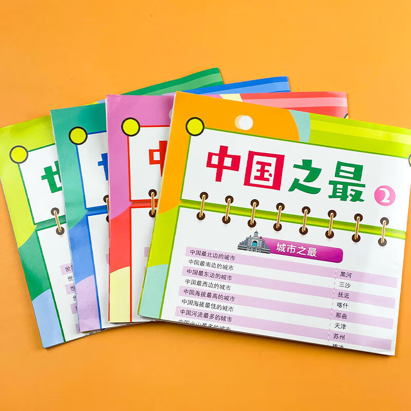 抖音同款中国之挂图中国之zui 世界之zui让孩子了解更多知识 全4张