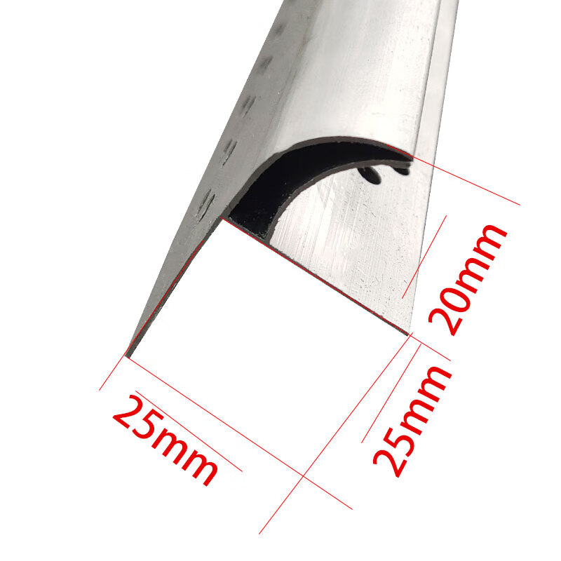 勋狸粑铝合金鹰嘴滴水线屋檐滴水条外墙建筑上檐口窗台引流止水条阳角