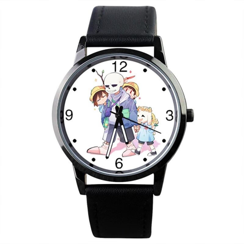 妙普乐游戏传说之下周边undertale休闲手表frisk sans款男女学生表 01