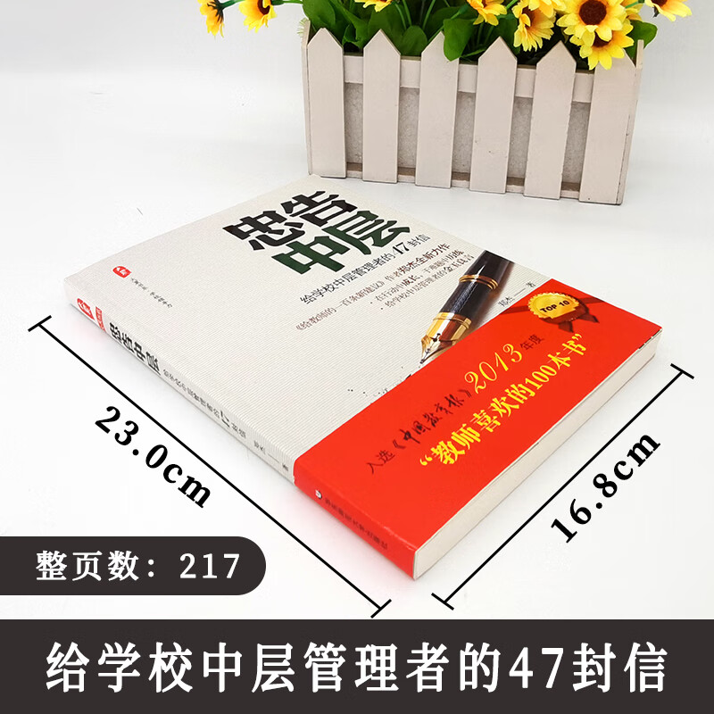 忠告中层 给学校中层管理者的47封信 大夏书系 郑杰 中小学高校校长